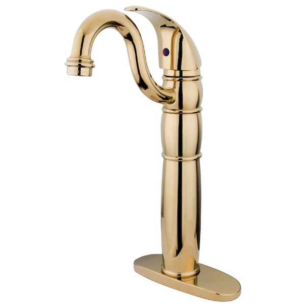 Vessel Sink Faucet, Polished Brass